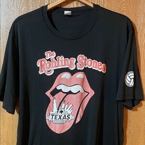 Rolling Stones Black T-Shirt Texas Roadhouse